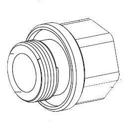 Bosch Adapter Stainless Steel M25 to 3/4"NPT for MIC IP PTZ Cameras - Euro Security Systems